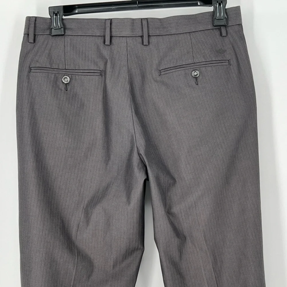 DOCKERS SIGNATURE KHAKI STRAIGHT FIT D/2 GREY PANTS‎ NWOT